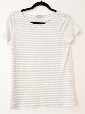 Hobbs London striped Lyocell Cotton Tee